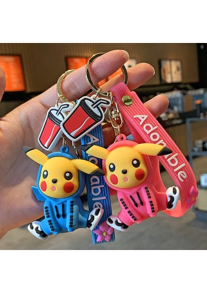 Tomy Pokemon Anahtarlık Kawai Anime Modeli Charmander Squirtle Yaratıcı Aksiyon Figürü Pokemon Anahtarlık Lot Çanta Kolye Yaratıcı Oyuncak (Yurt Dışından) modelleri