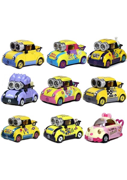 Takara Tomy Tomica Minions Alaşım Araba Modeli Despicable Me Karikatür Araba Evil Kevin Çocuk Oyuncak Araba Dekorasyon Tatil Hediyesi (Yurt Dışından) modelleri