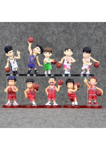 5 Adet/grup Slam Dunk Shohoku Basketbol Oyuncusu Anime Figürleri Bebek Hanamichi Sakuragi Rukawa Kaede Çocuklar Için Serin Model (Yurt Dışından) modelleri