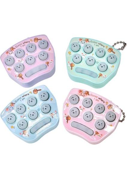 El Mini Oyun Makinesi Oyuncak Macaron Renkli Gopher Oyuncak Çocuk Hediyesi (Yurt Dışından)