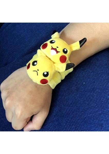 Takara Tomy Kawaii Pokemon Yumuşak Bilezik Aksiyon Figürü Pikachu Peluş Oyuncaklar Dolması Bebek Mini El Cetvel Oyuncaklar Sevimli Model Çocuklar Hediye (Yurt Dışından) modelleri