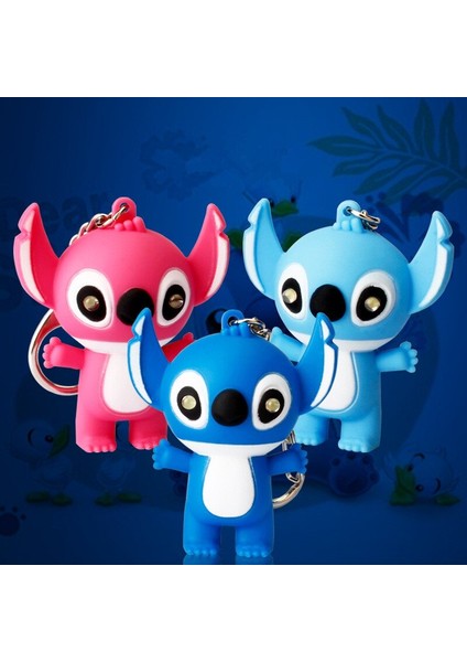 LED Işık Ses Karikatür Dikiş Bebek Anahtarlıklar Lilo ve Stitch Aksiyon Şekilli Kalıp Oyuncak Anahtarlık Yenilik Oyuncaklar Hediyeler (Yurt Dışından) modelleri