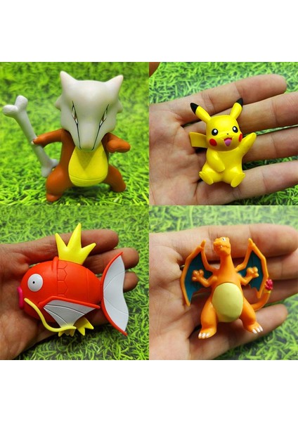 Hakiki Pokemon 4 cm Pikachu Mimikyu Squirtle Magikarp Scorbunny Anime Aksiyon Figürü Oyuncakları Bebek Çocuk Doğum Günü Hediyesi (Yurt Dışından) modelleri