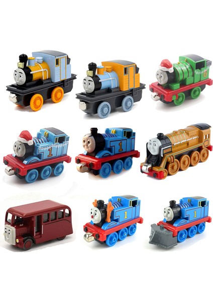 Thomas ve Arkadaşları Thomas Percy Noel Özel Modeller Bash Dash 1:43 Manyetik Metal Döküm Oyuncak Çocuk Noel Hediyesi (Yurt Dışından) modelleri