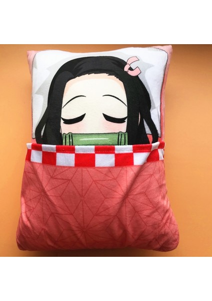 Japonya Sıcak Anime Çok Yumuşak Sevimli Peluş Oyuncak Iblis Avcısı Kimetsu Hiçbir Yaiba Kamado Tanjirou Nezuko Doldurulmuş Oyuncaklar Yastık Yastık Bebek (Yurt Dışından) indirimleri