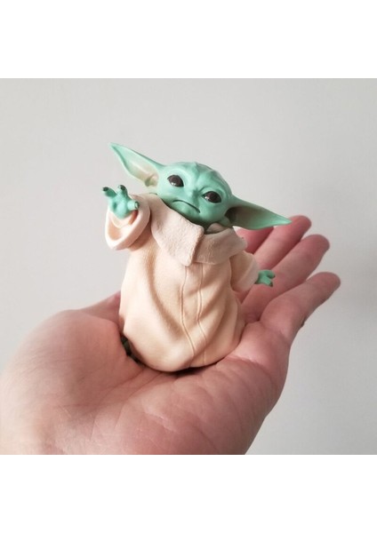 Disney Star Wars 8 cm Bebek Yoda Grogu Aksiyon Figürü Bebek Oyuncak Koleksiyonu Mandalorian Sevimli Yoda Araba Süs Modeli Çevre Birimleri (Yurt Dışından) indirimleri