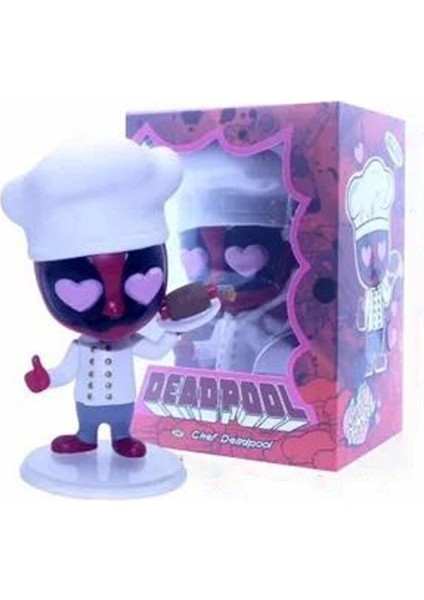 Marvel Aksiyon Vizyon Şekil Deadpool S Versiyonu Sallayarak Kafa Bebek Araç Aksesuarları (Yurt Dışından)