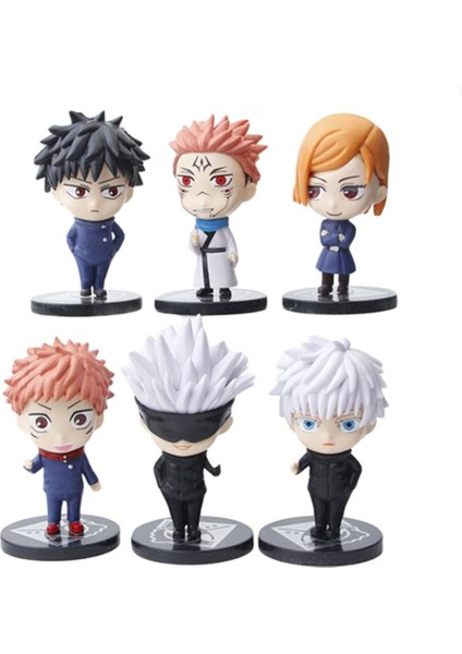 Adet Anime Jujutsu Kaisen Aksiyon Figürleri Kugisaki Nobara Itadori Yuji Gojo Satoru Ayakta Şasi Pvc Modeli Çocuk Hediye Oyuncak (Yurt Dışından) modelleri