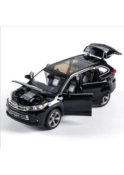 2020 Yeni 1:32 Alaşım Toyota Highlande Ölçekli Pres Döküm Arabalar Modeli Metal Oyuncak Araba Geri Çekin Ses Işığı Araba Çocuk Oyuncakları Çocuklar Için (Yurt Dışından) modelleri