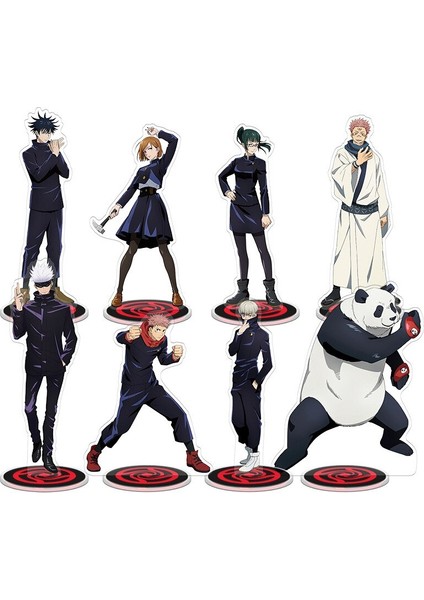 Yeni Japonya Anime 21 cm Jujutsu Kaisen Sukuna Kugisaki Nobara Fushiguro Megumi Gojo Satoru Akrilik Aksiyon Figürü Masa Dekorasyon (Yurt Dışından) fırsatları