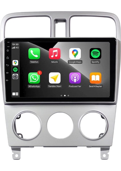 Subaru Forester - Araç Multimedya Ekran - 4gb 64GB - S - Gri - 2003 - 2008 - 9 Inch - Myway modelleri