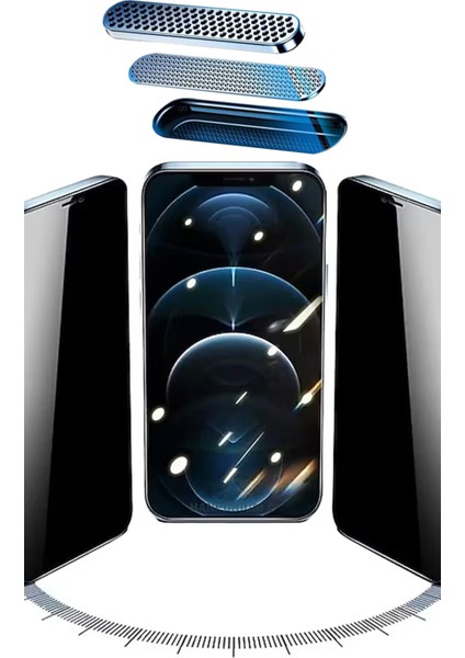 iPhone 14 Pro Ekran Koruyucu Cam Ahize Toz Önleyici Hd Görüntü Zrantidust