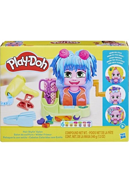 Nessiworld F8807 Play-Doh Renkli Kuaför Salonu+3 Yaş