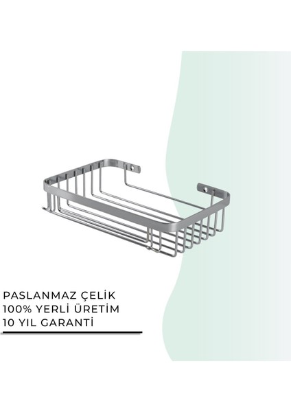 Igk Yapı - Clk Banyo Taci Tekli Şampuanlık 23X15CM 304 (P10-028)