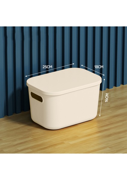 Krem 6l Çocuk Oyuncak Düzenleyici Plastik Saklama Kutusu Ev Çok Amaçlı Kullanım (Yurt Dışından)