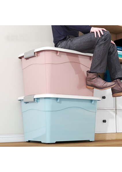 Büyük Gri Alan Tasarrufu Plastik Saklama Kutusu Organizatör Evi (Yurt Dışından) fırsatları