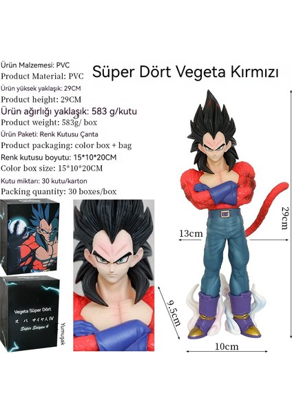 29 cm Dragon Ball Gt Şiddetli Ayı Süper Dört Beta El Dekoru (Yurt Dışından) modelleri