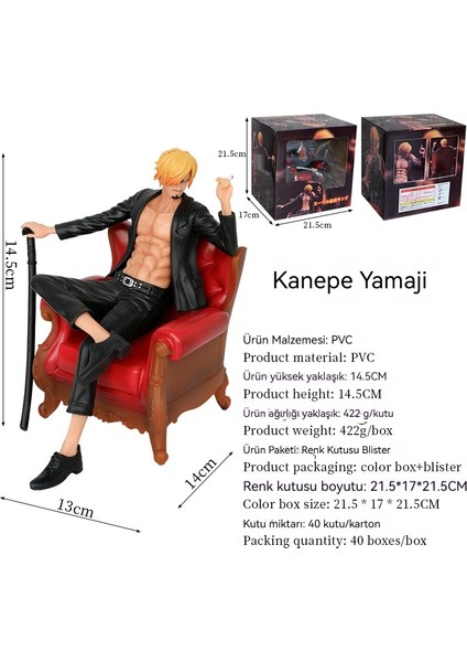 15 cm One Piece Kanepe (Yurt Dışından)