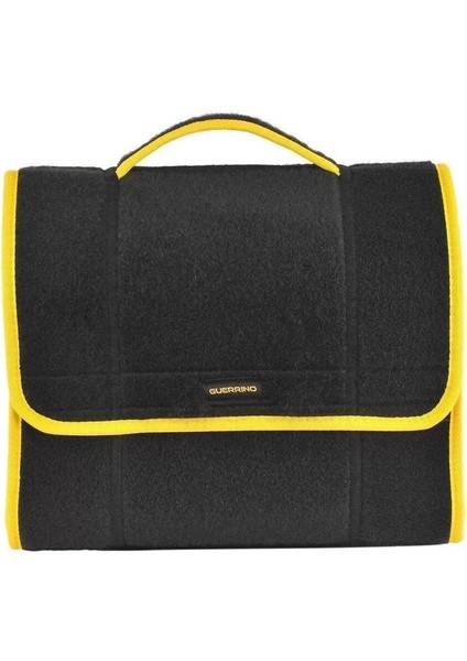 Mini-Midi-Maxi 3'lü Bagaj Çantası Seti, Kenar Renk Sarı modelleri