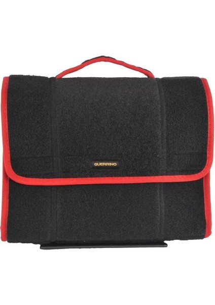 Mini-Midi-Maxi 3'lü Bagaj Çantası Seti, Kenar Renk Kırmızı modelleri