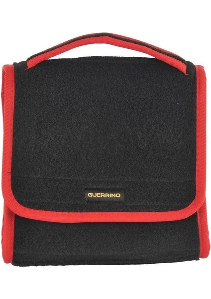 Mini-Midi-Maxi 3'lü Bagaj Çantası Seti, Kenar Renk Kırmızı fırsatları