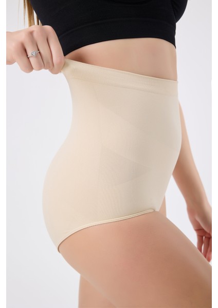 Wenupina X Model Kadın Yüksek Bel Slip Külot Korse – Bel Toparlayıcı Ten fiyatları
