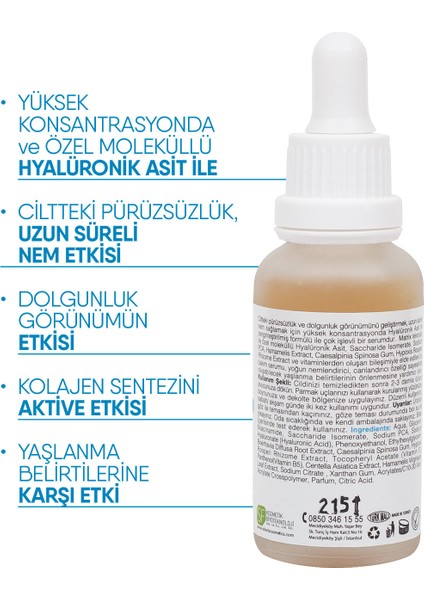 Bakım Kremi 50 ml ve Hyaluronic Acid Serum 30 ml ve Güneş Krem 50 ml ve Yüz Temizleme Jeli 400 ml