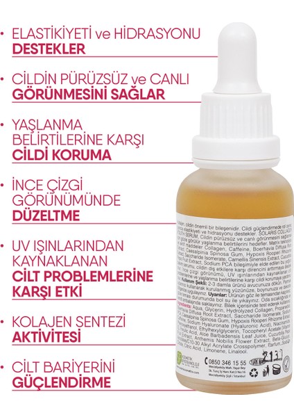 Collagen Cilt Bakım Serumu 30 ML x 2