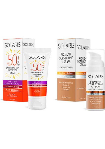 Güneş Koruyucu Kremi 50 ml ve Bakım Kremi 50 ml