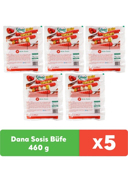 Dana Sosis Büfe 460 g x 5 adet