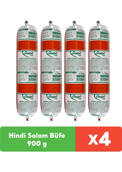 Hindi Salam Büfe 900 g x 4 adet