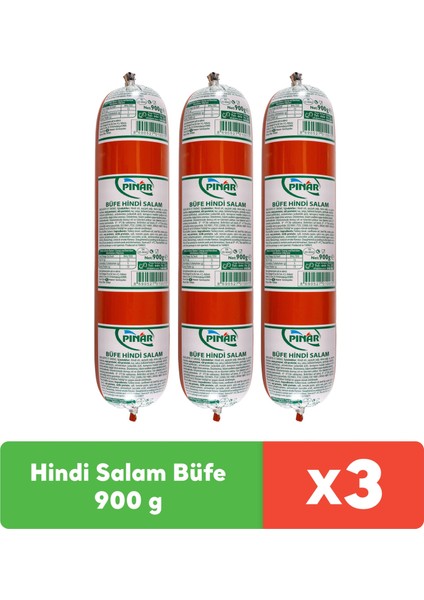 Hindi Salam Büfe 900 g x 3 adet