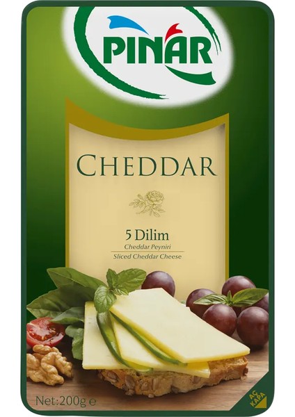Cheddar Dilimli Peynir 200 G x 3 Adet