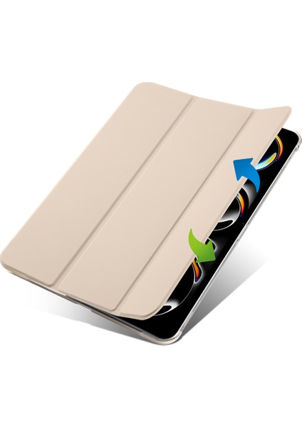 Apple iPad Pro 11 3./4. Nesil M2 Kılıf Flip Cover Kalem Bölmeli Pc Case 2020-2022