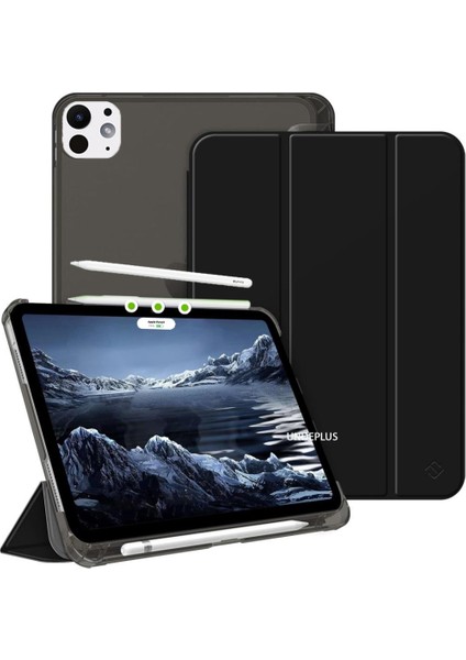 Apple iPad Pro 12.9 3./4./5./6. Nesil M2 Kılıf Flip Cover Kalem Bölmeli Pc Case 2018-2023