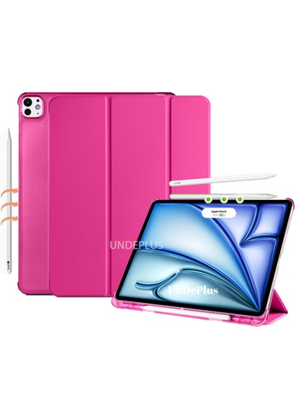 Apple iPad Pro 13inç M4/M5 Kılıf Flip Cover Kalem Bölmeli PC Case 2024/2025 fiyatları