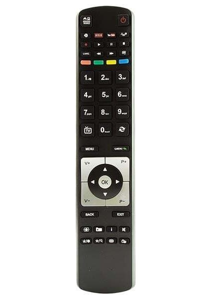 Kl Vestel RM-L1246B Yeni Youtube ve Netflıx Tuşlu LCD LED Tv Kumanda