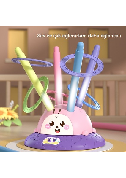 Ikisi Bir Arada Uğur Böceği Spor Ip Atlama Halkaları Fiziksel Güç Tüketir, Duyusal Eğitim Eğitici Oyuncaklar (Yurt Dışından)