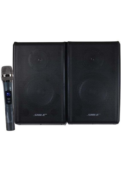 SHILE KX-2 EL MİKROFONLU KUMANDALI USB+SD+BT SEYYAR TAŞINABİLİR HOPARLÖR