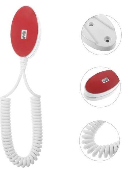 Yapışkanlı Spiral Kordonu Kumanda Telefon Tutucu (Oteller Için) fiyatları