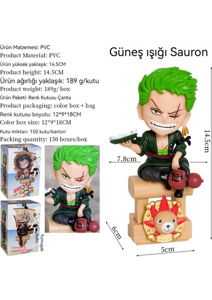 15 cm One Piece Sunshine Sauron'un Oturma Modeli (Yurt Dışından)