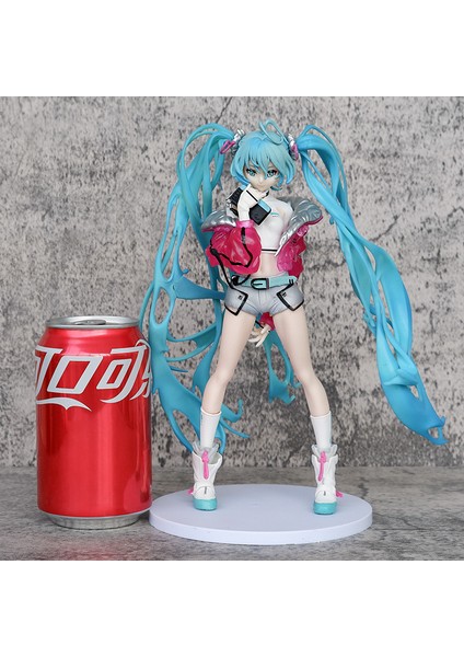 23 cm Future Hatsune Double At Kuyruğu Anime Iki Modeli El Modeli (Yurt Dışından)