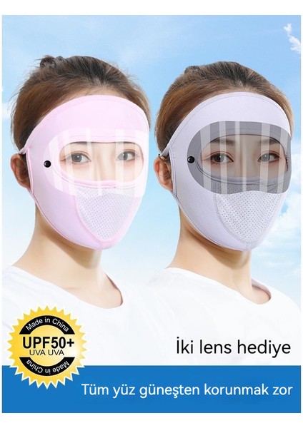 Anti-Ultraviyole Bisiklet Rüzgar ve Toz Buz Tel Nefes Güneş Maskesi (Yurt Dışından)