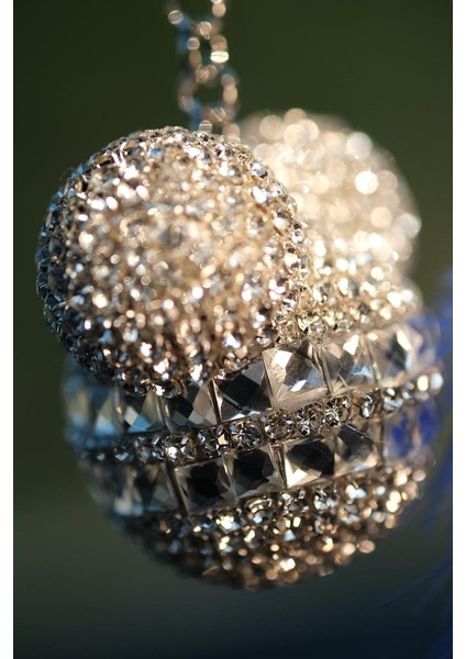 Gümüş Ikiz Panda & Gümüş Harf & Beyaz Tüy & Dikiz Süsü indirimleri