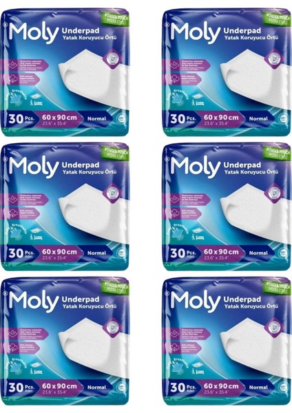 - Hasta Altı Serme Bezi 60X90 - 30 Adetli - 6 Paket