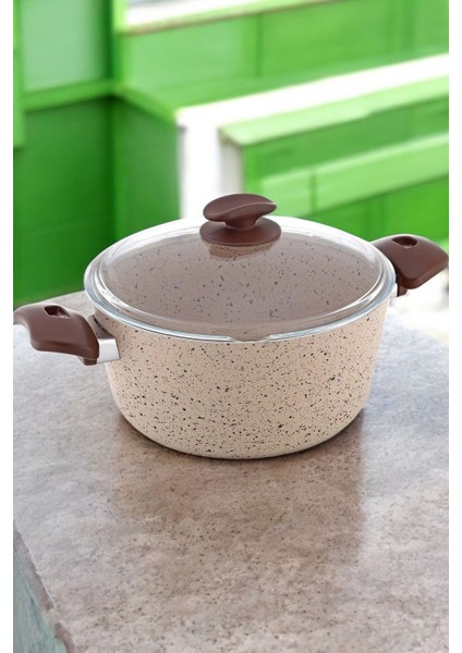 Gözde Yanmaz Yapışmaz 28 cm Derin Granit Tencere Bakalit modelleri