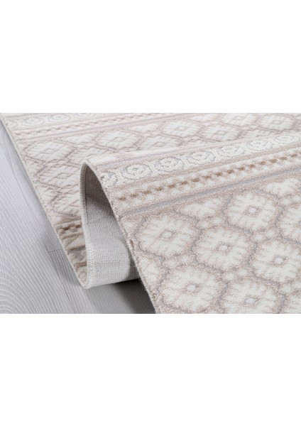 Brıstol BI005 Krem/bej Uzun Ömürlü Yumuşak Dokulu Salon Mutfak Koridor Oturma Odası Yolluk Halı fiyatları