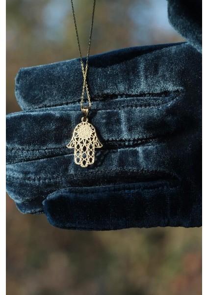 14 Ayar Altın Meryem Ana Eli Dikiz Süsü modelleri