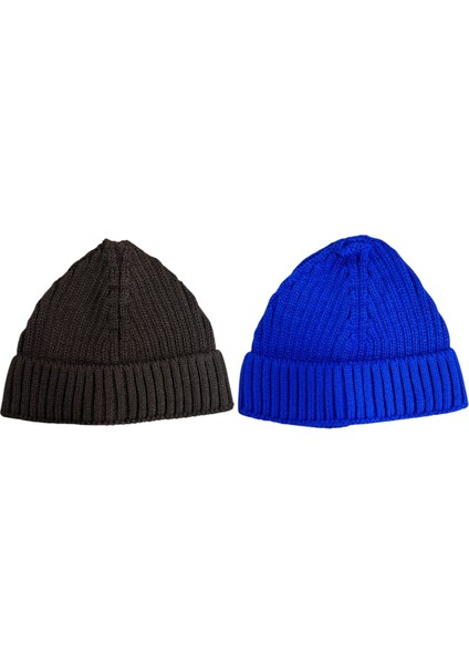 Unisex Triko Kısa Koyu Kahve Renkli Takke Bere modelleri