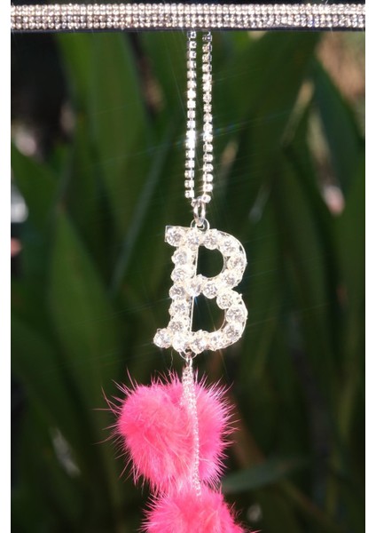 Minik Ponponlu Harfli Dikiz Süsü Şeker Pembe fiyatları